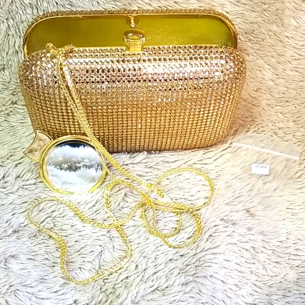 Gold Clutch Evening Bag
